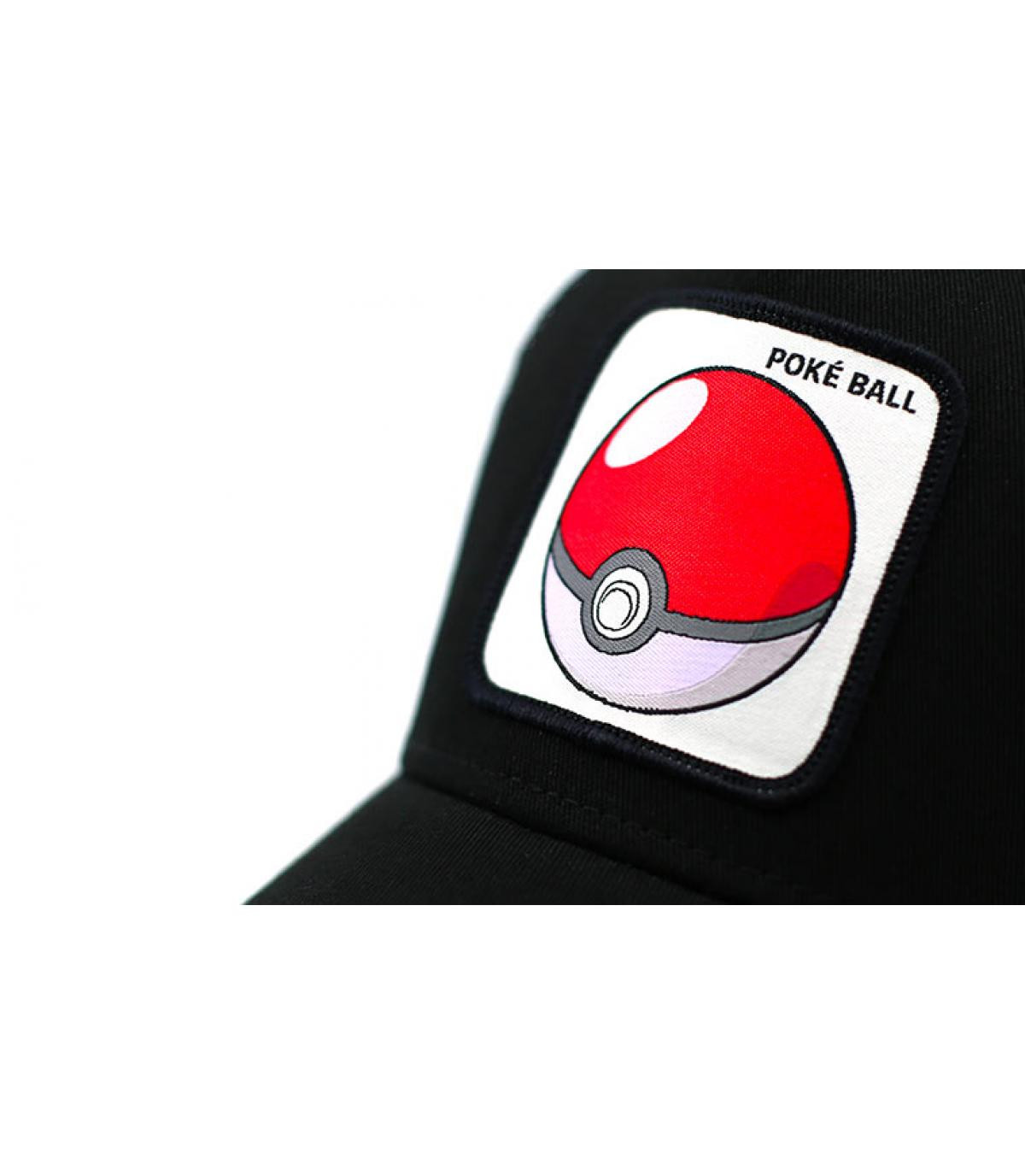 black Poke ball trucker